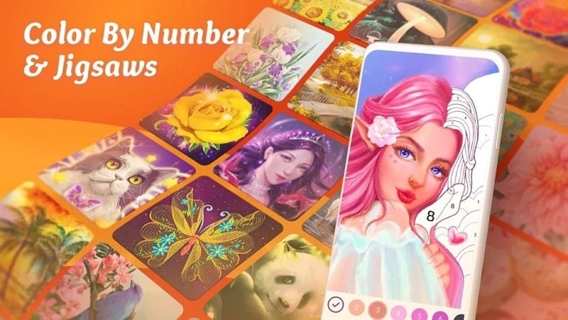 Color by Number Coloring Games