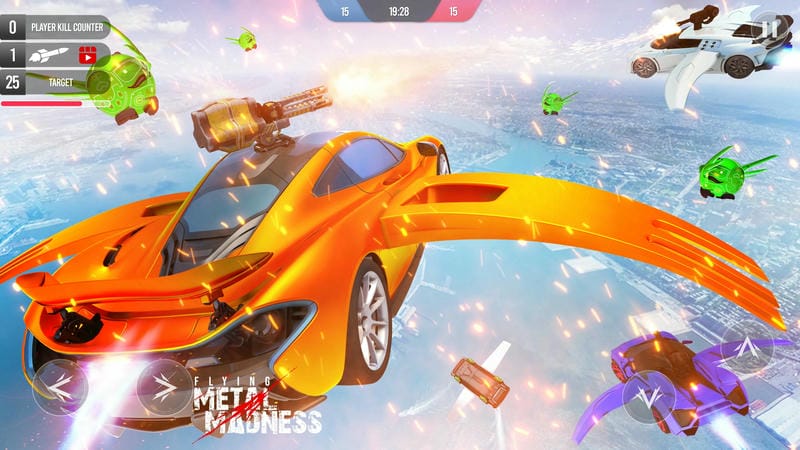 Flying Car Games 3D