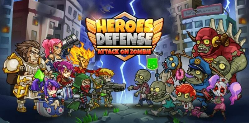 Heroes Defense: Attack Zombie