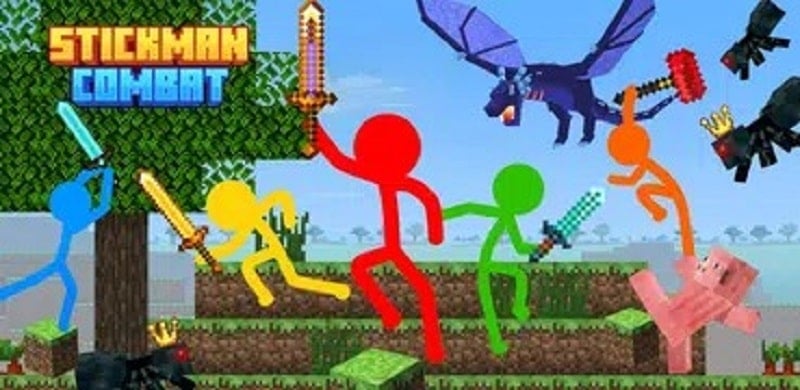 Stickman Combat: Craft War